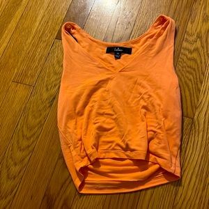 Orange tank top